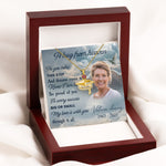 My Love With You - Personalized Photo Graduation Cap Pendant Necklace With Birthstone