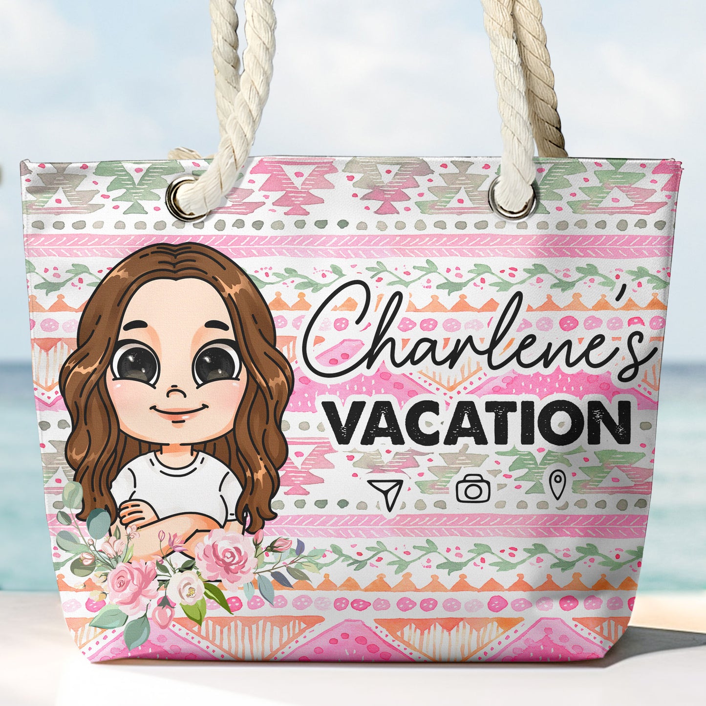 My Lovely Vacation Bag - Personalized Beach Bag