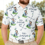 My Lucky Golf Shirt - Personalized Photo Polo Shirt