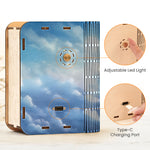 My Mind Still Talks To You - Personalized 3D Wooden Puzzle Photo Night Light