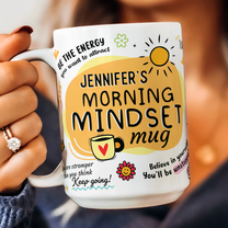 My Morning Mindset Mug Self Love Mug Self Gift - Personalized Mug