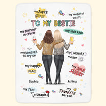 My Partner In Crime - Personalized Blanket