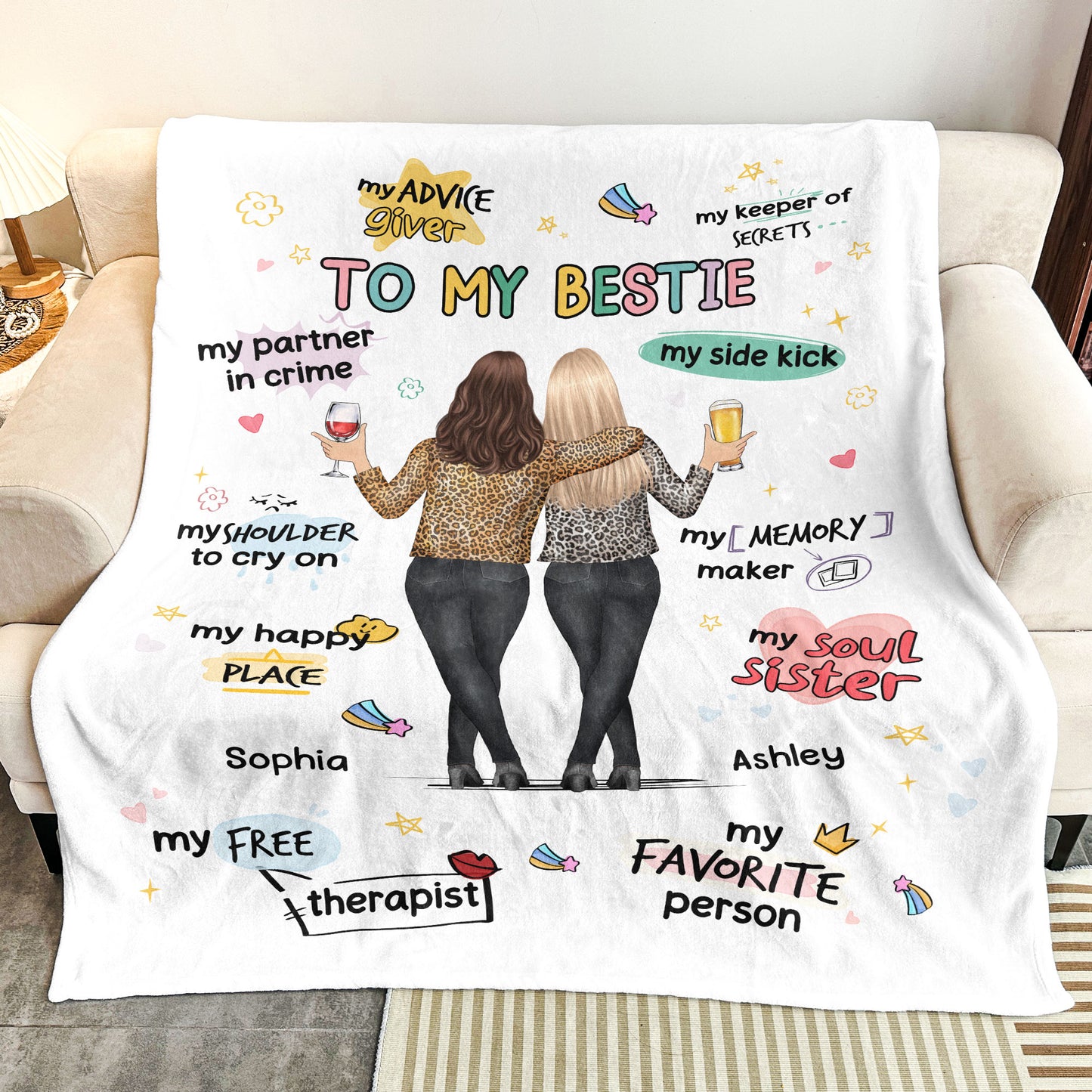 My Partner In Crime - Personalized Blanket