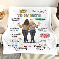 My Partner In Crime - Personalized Blanket