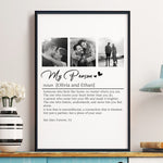 My Person Definition Anniversary Gift, Valentines Gift - Personalized Photo Poster