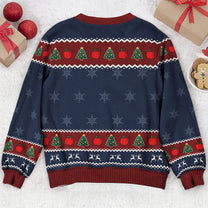 My Dog Ate My Lesson Plan - Teacher Christmas Gift - Personalized Ugly Sweater