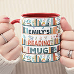 My Reading Mug, Bookish - Personalized Accent Mug