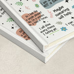 My Swear Affirmations - Gifts For Daughter, Friend, For Me Gift - Personalized Hardcover Journal