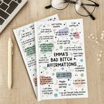 My Swear Affirmations - Gifts For Daughter, Friend, For Me Gift - Personalized Hardcover Journal