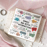 My Swear Affirmations - Gifts For Daughter, Friend, For Me Gift - Personalized Jewelry Dish - Gift For Friend - Gift For Daughter