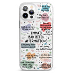 My Swear Affirmations - Self Gift, Gifts For Daughter, Friends - Personalized Clear Phone Case
