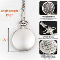 My Times Are In Your Hands Christian Bible - Personalized Pocket Watch