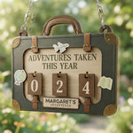 My Travel Log - Personalized Travel Tracker Sign