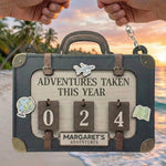 My Travel Log - Personalized Travel Tracker Sign