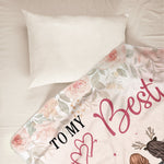 My Unbiological Sister Think Of This Blanket As A Hug - Personalized Blanket