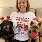 My Valentine Has Paws - Personalized Shirt