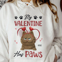 My Valentine Has Paws - Personalized Shirt