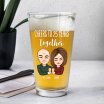 My Wife Is Cooler Than My Beer - Personalized Beer Glass