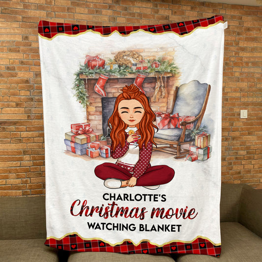 My Christmas Movie Watching Blanket - Personalized Blanket