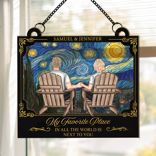 My-Favorite-Place-In-All-The-Wolrd-Is-Next-To-You-Personalized-Window-Hanging-Suncatcher-1
