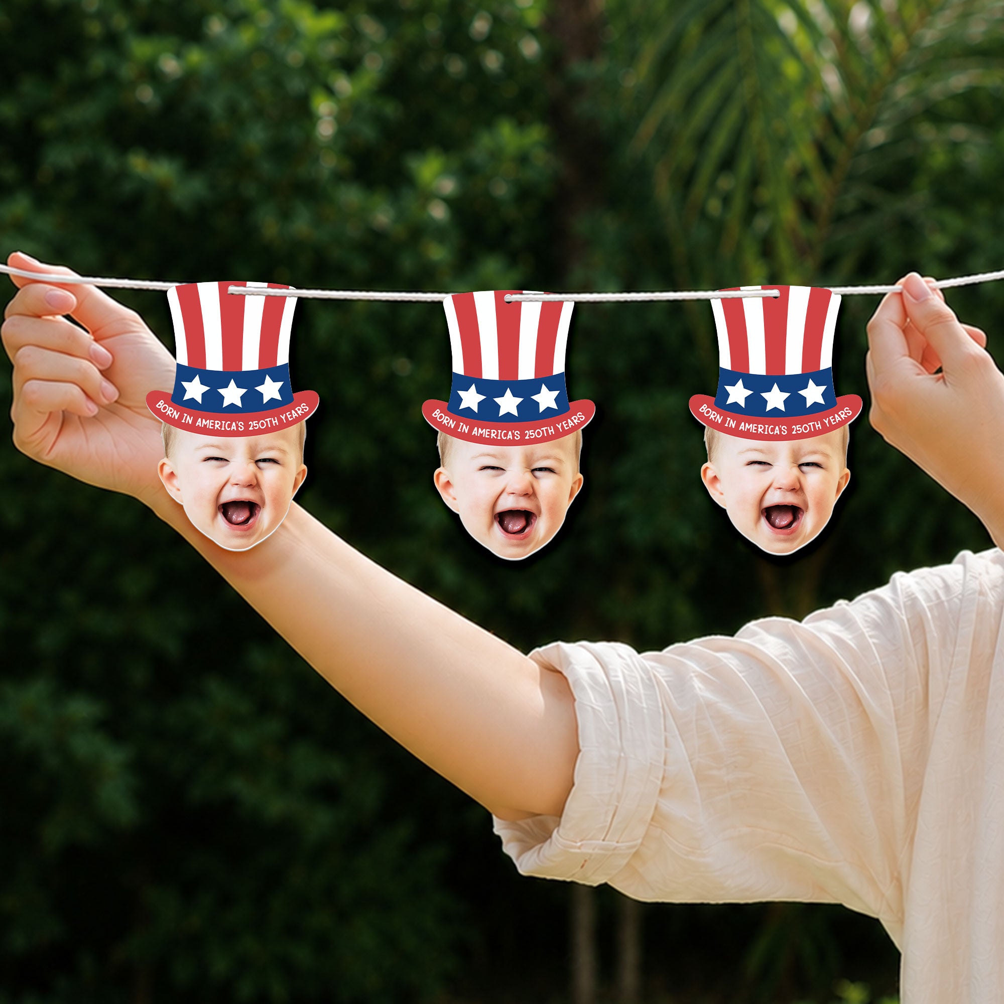 My-First-4Th-Of-July-Born-In-America'S-250Th-Years--Personalized-Garland-Banner-3