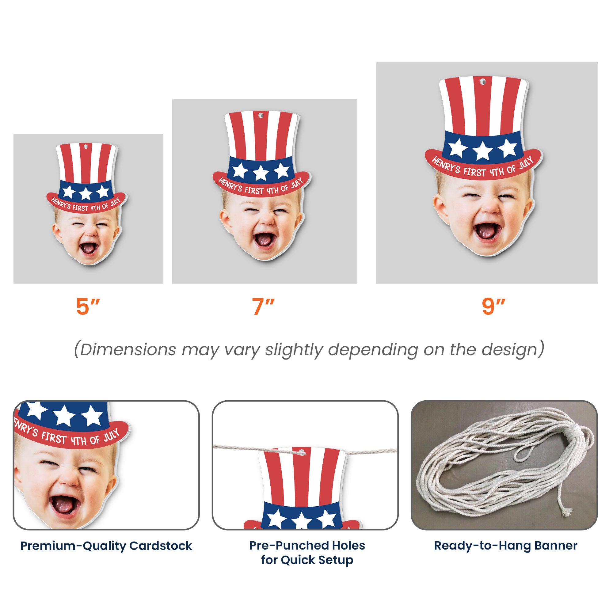 My-First-4Th-Of-July-Born-In-America'S-250Th-Years--Personalized-Garland-Banner-5