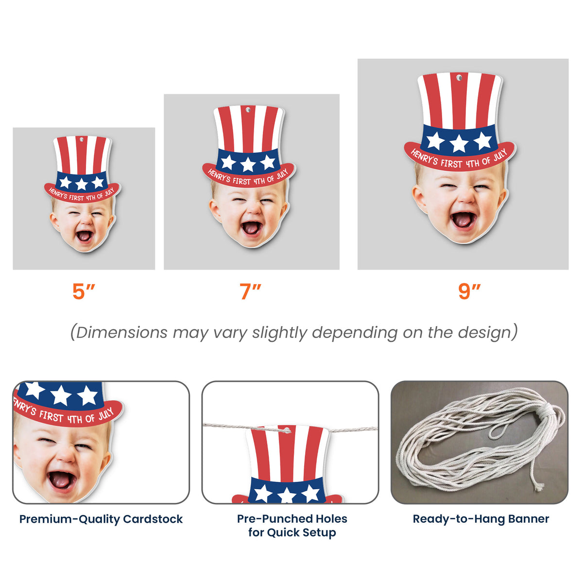 My-First-4Th-Of-July-Born-In-America'S-250Th-Years--Personalized-Garland-Banner-5