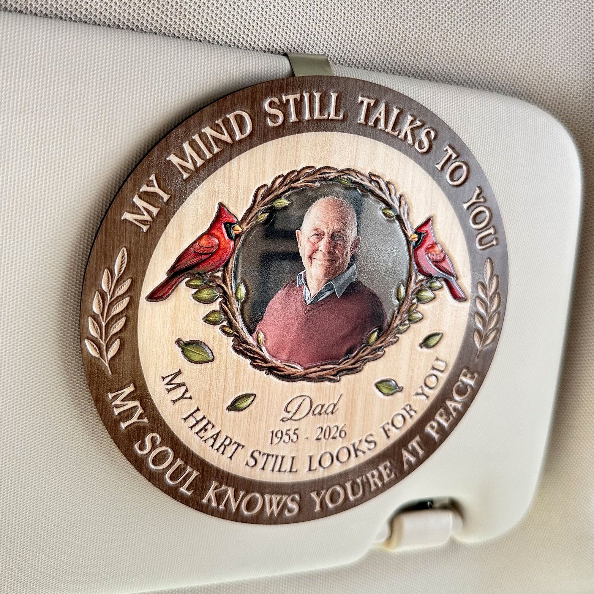 My-Mind-Still-Talks-To-You-And-My-Heart-Still-Looks-For-You-Personalized-Car-Visor-Clip-1