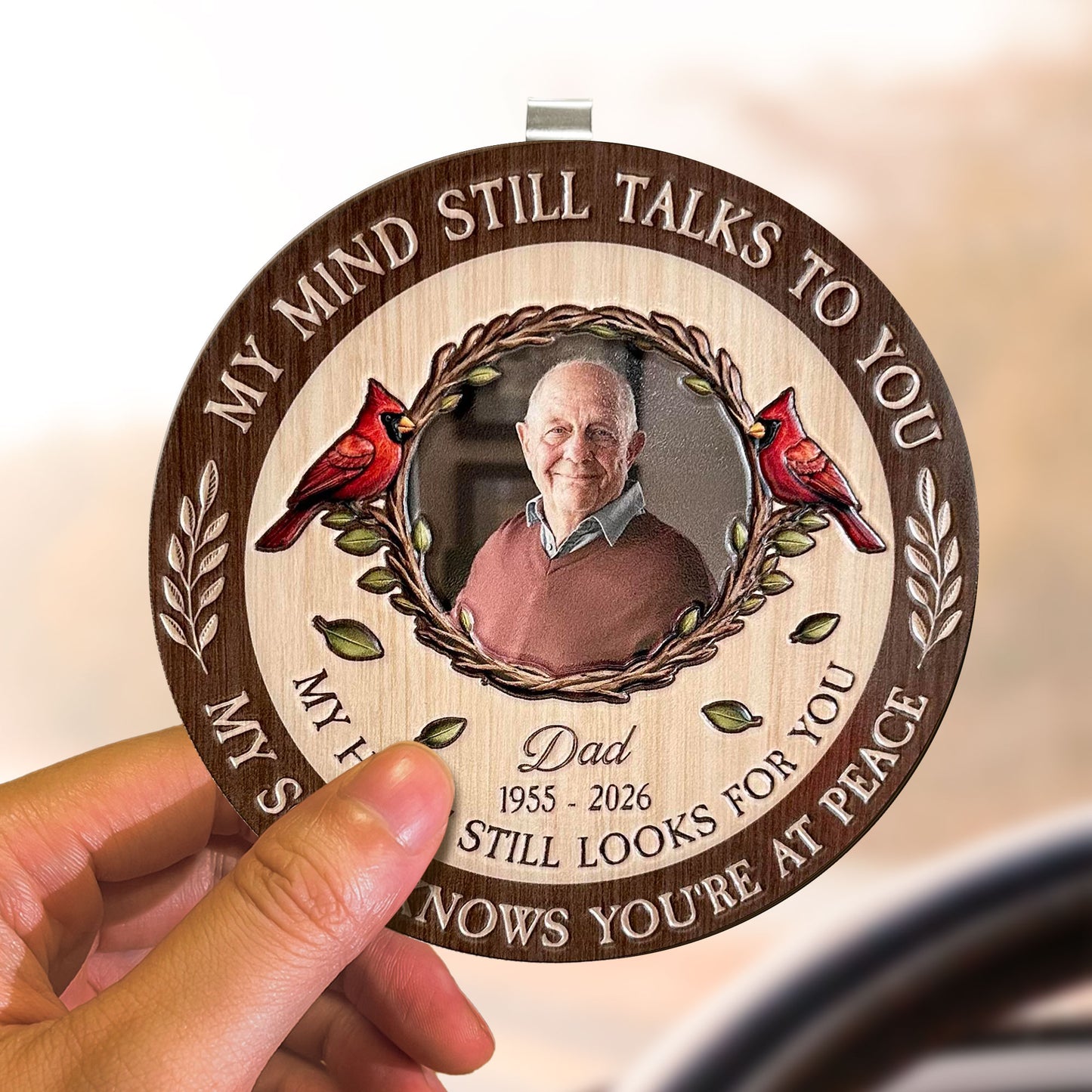 My-Mind-Still-Talks-To-You-And-My-Heart-Still-Looks-For-You-Personalized-Car-Visor-Clip-3