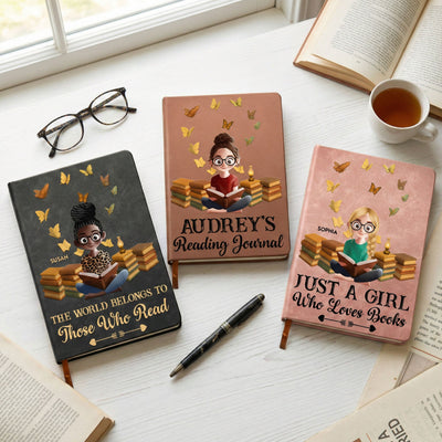 My Reading Journal - Personalized Leather Journal