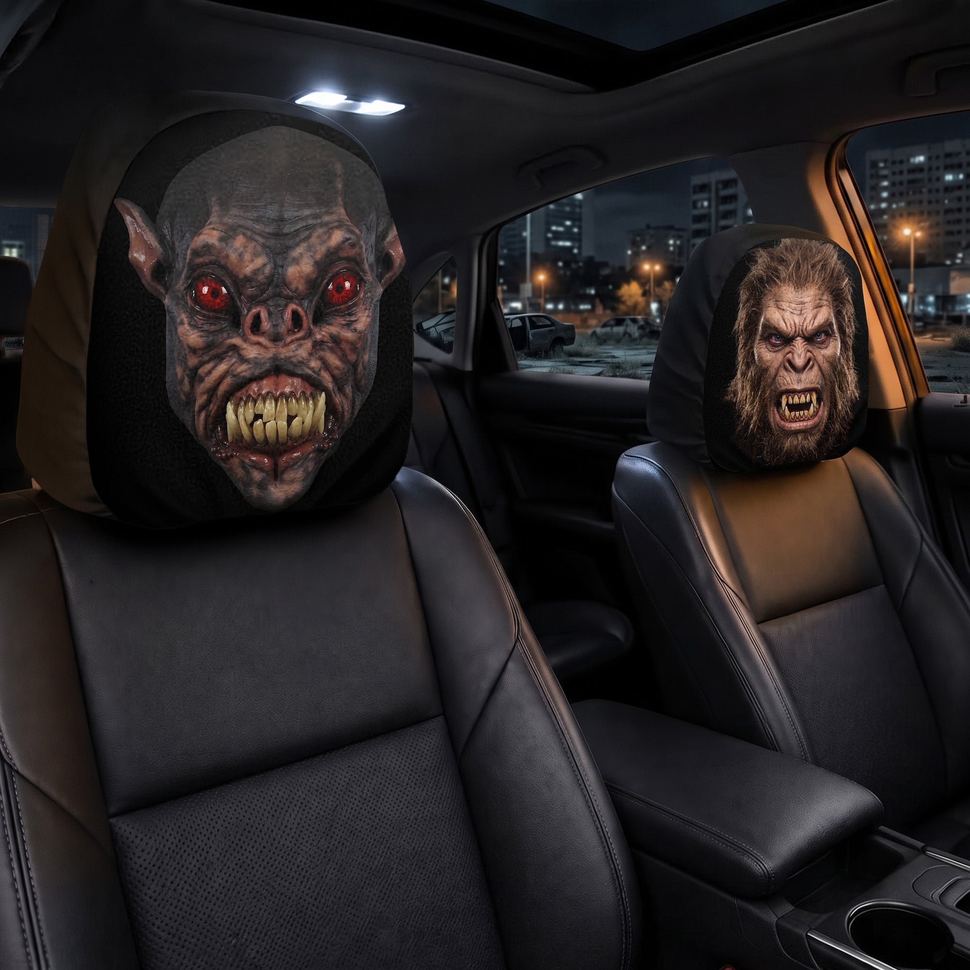 Mystical-Cryptid-Passengers--Personalized-Car-Headrest-Covers-2