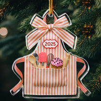 2D Flated Baker Christmas Gifts - Acrylic Ornament
