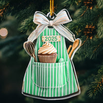 2D Flated Baker Christmas Gifts - Acrylic Ornament