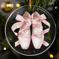 Ballerina Gift For Daughter Granddaughter - Glass Ornament