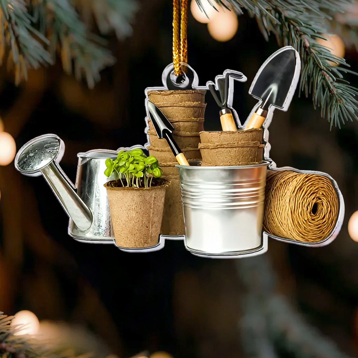 Garden Tool 2D Flat - Acrylic Ornament