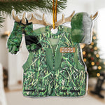 Hunting Gift For Him 2D Flat - Wooden Ornament