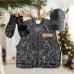Hunting Gift For Him 2D Flat - Wooden Ornament