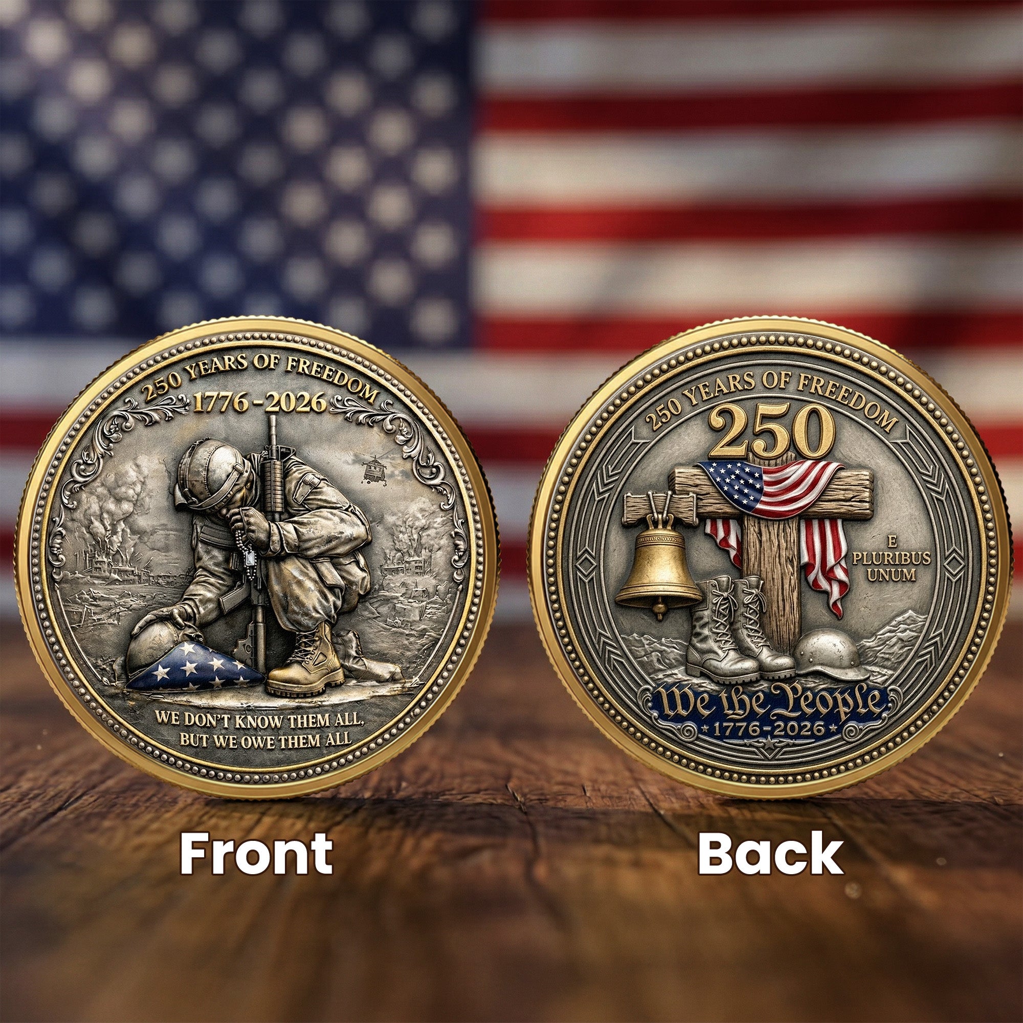 250 Years Veteran We The People - Coin