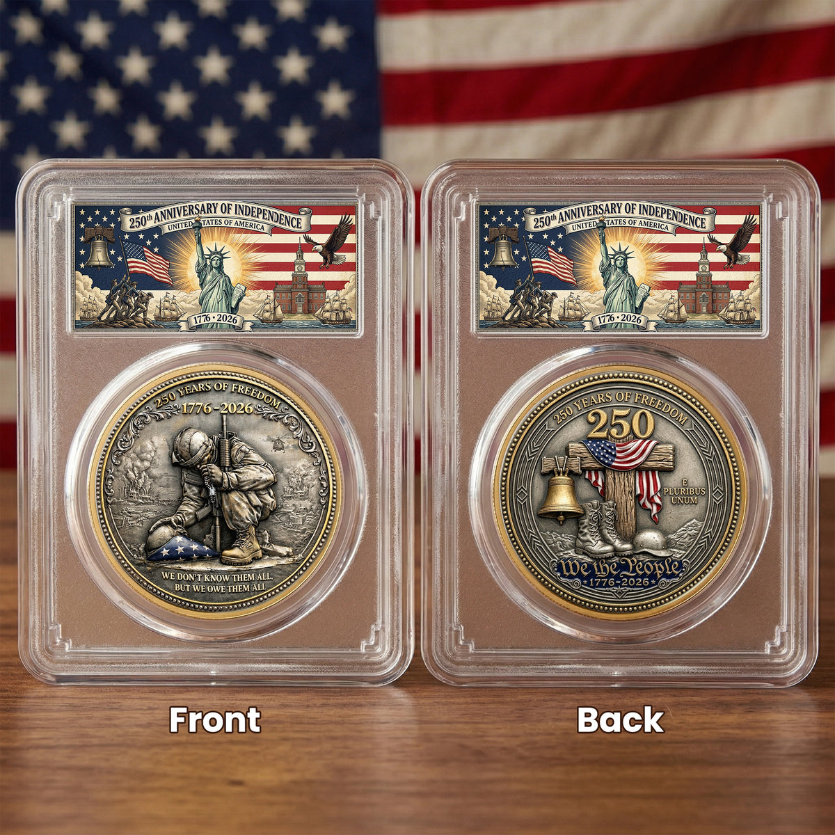 250 Years Veteran We The People - Coin