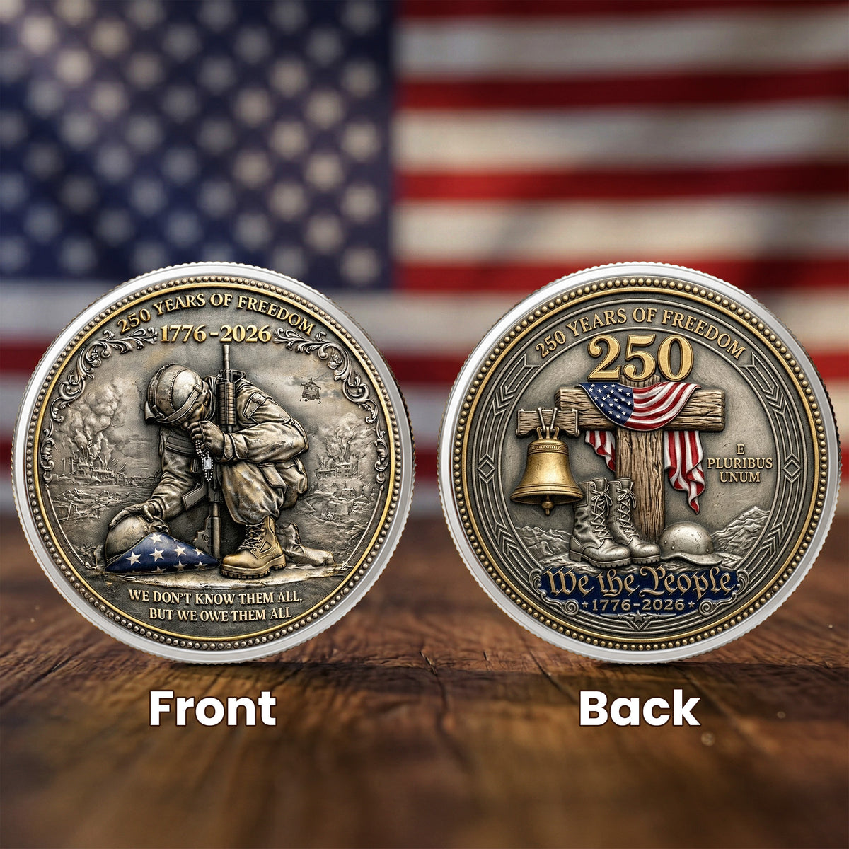 250 Years Veteran We The People - Coin