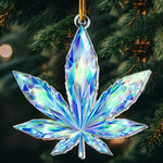 Prism Vivid Magic Leaf 2D Flat - Acrylic Ornament