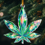 Prism Vivid Magic Leaf 2D Flat - Acrylic Ornament