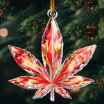 Prism Vivid Magic Leaf 2D Flat - Acrylic Ornament