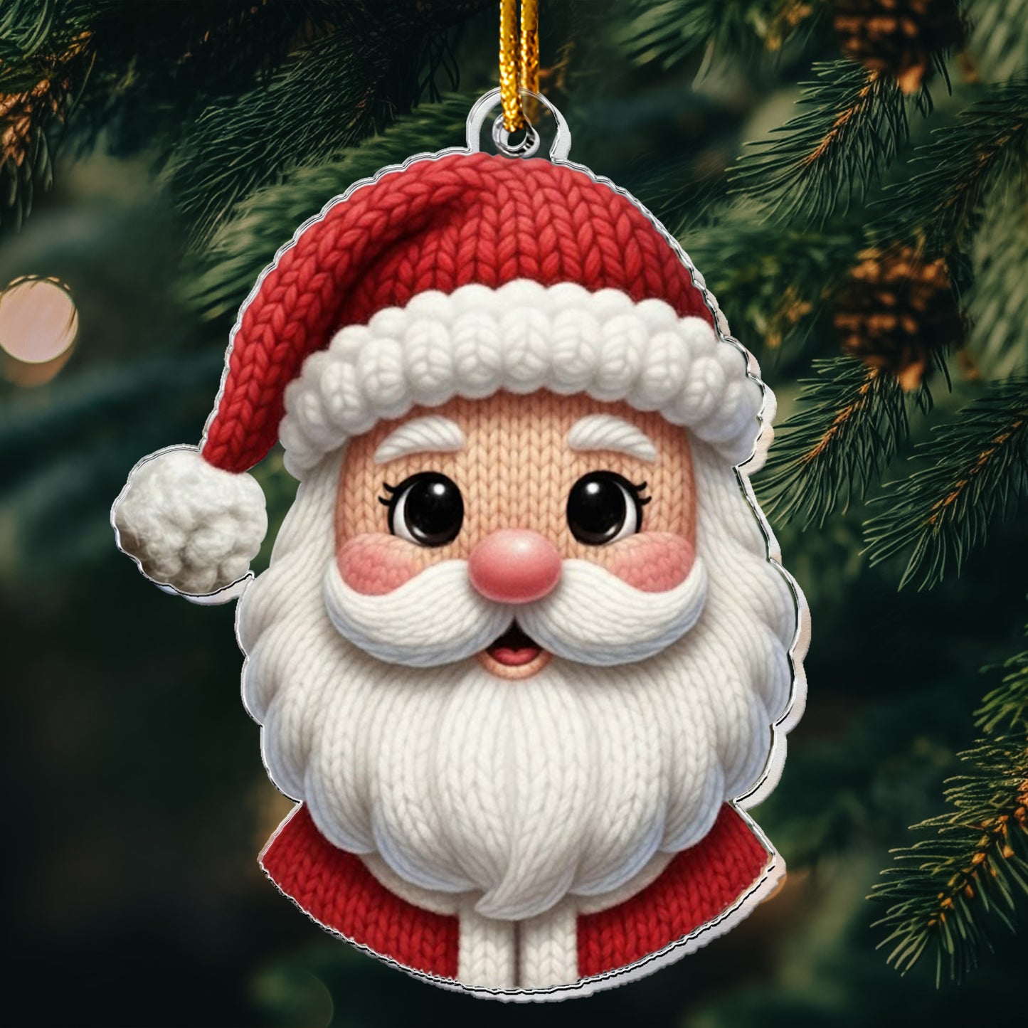 Cute Snowman 2D Flat - Acrylic Ornament