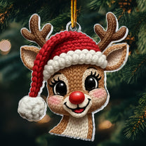 Cute Snowman 2D Flat - Acrylic Ornament