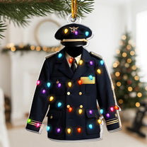 Pilot Uniform Aviation Gift 2D Flat - Acrylic Ornament