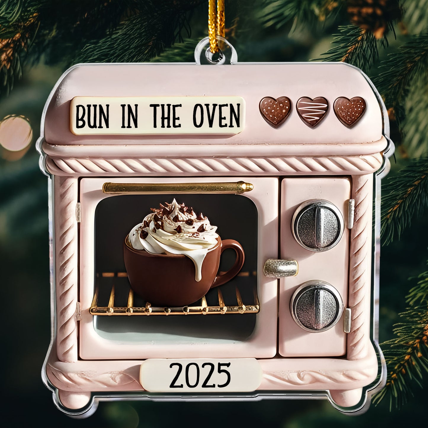 Bun In The Oven - Acrylic Ornament