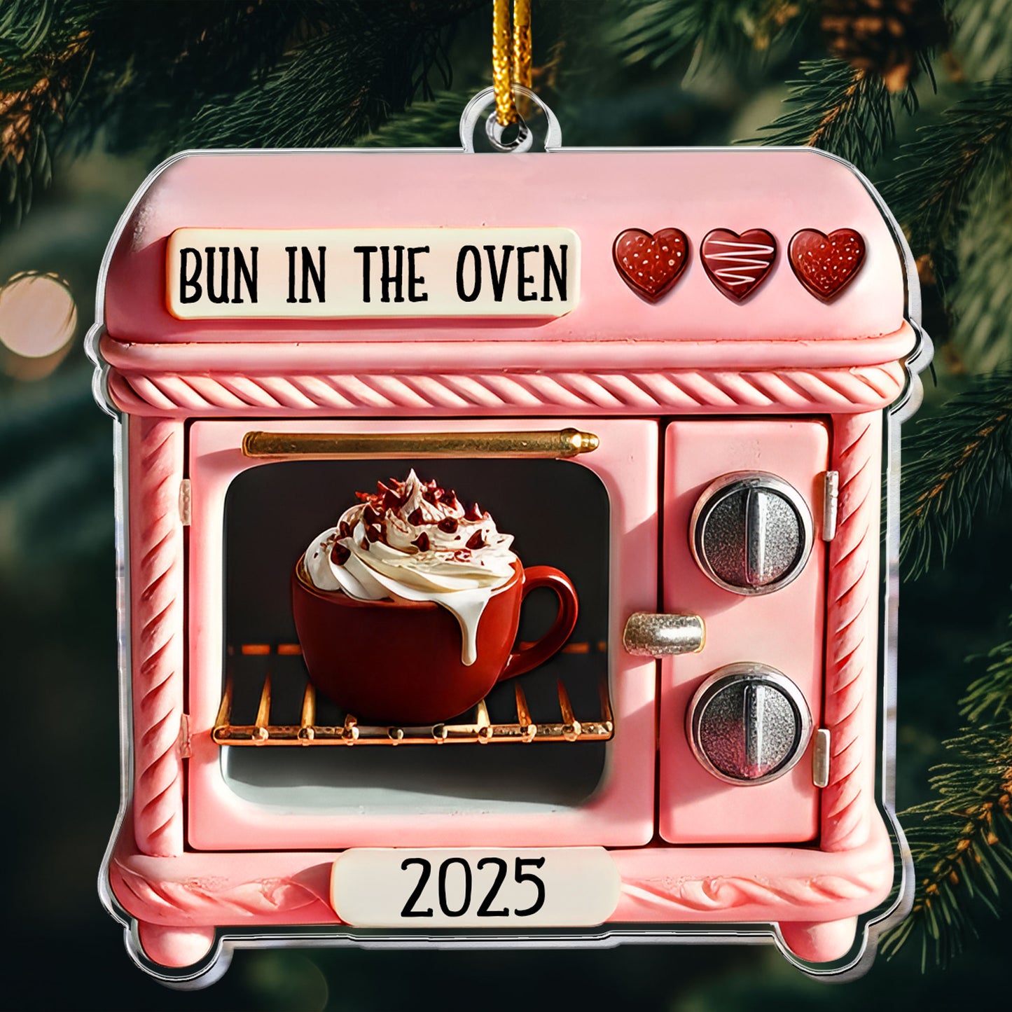Bun In The Oven - Acrylic Ornament