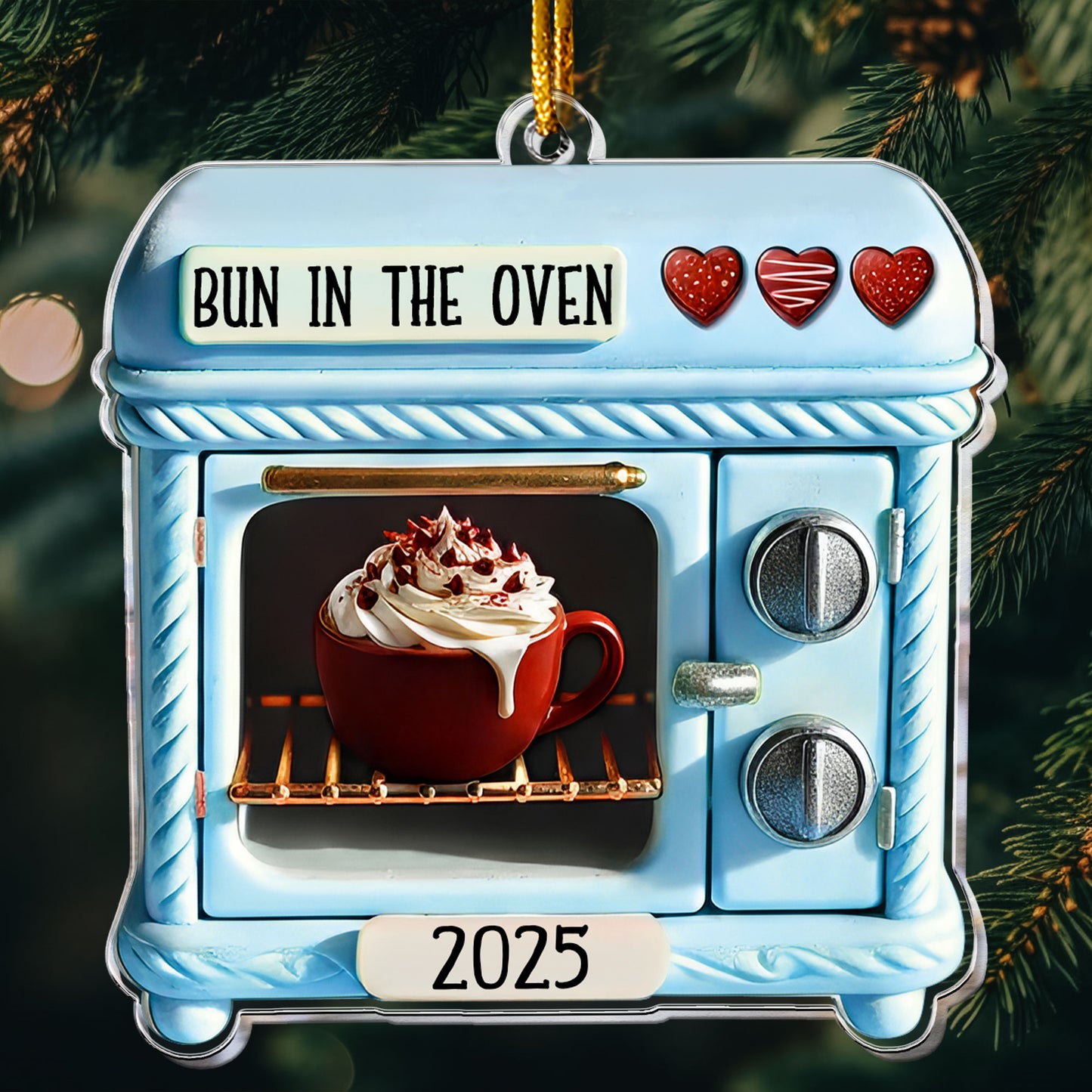 Bun In The Oven - Acrylic Ornament
