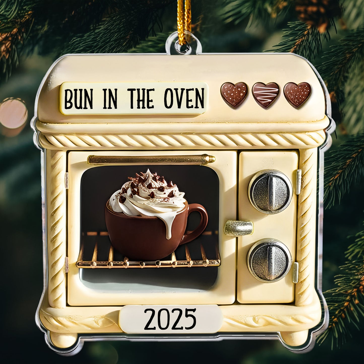 Bun In The Oven - Acrylic Ornament